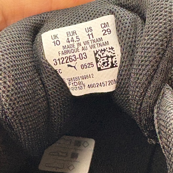 Puma Soft Foam Mens Disperse Sneaker Size 11 Black NEW - Picture 4 of 6